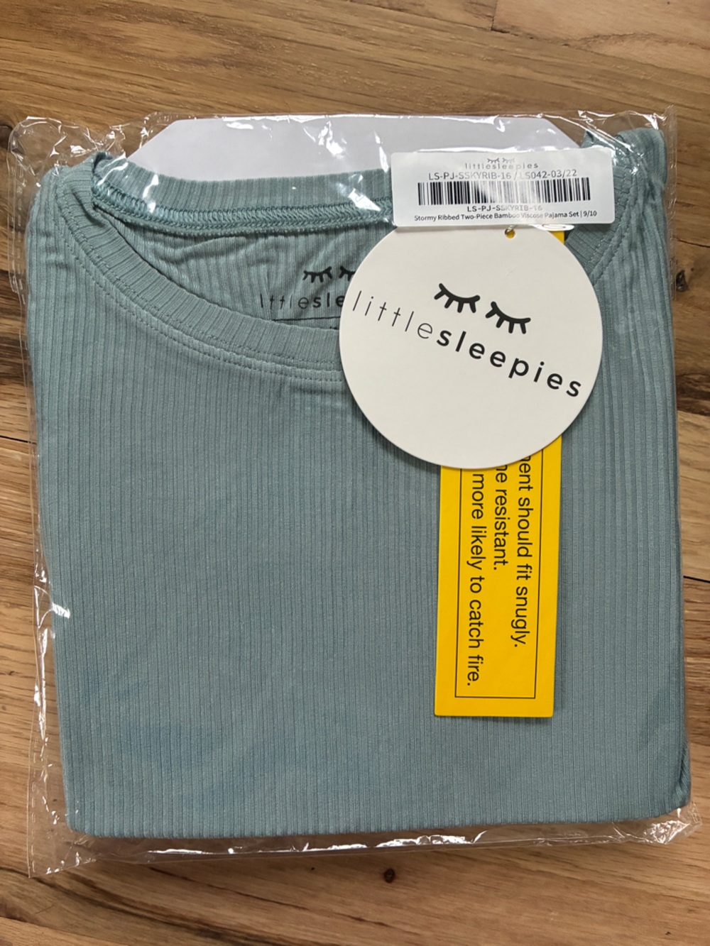 Little Sleepies Stormy Ribbed Pajama Set